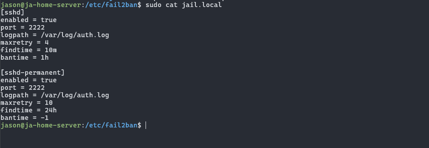 Overview of my fail2ban config to stop persistent bots